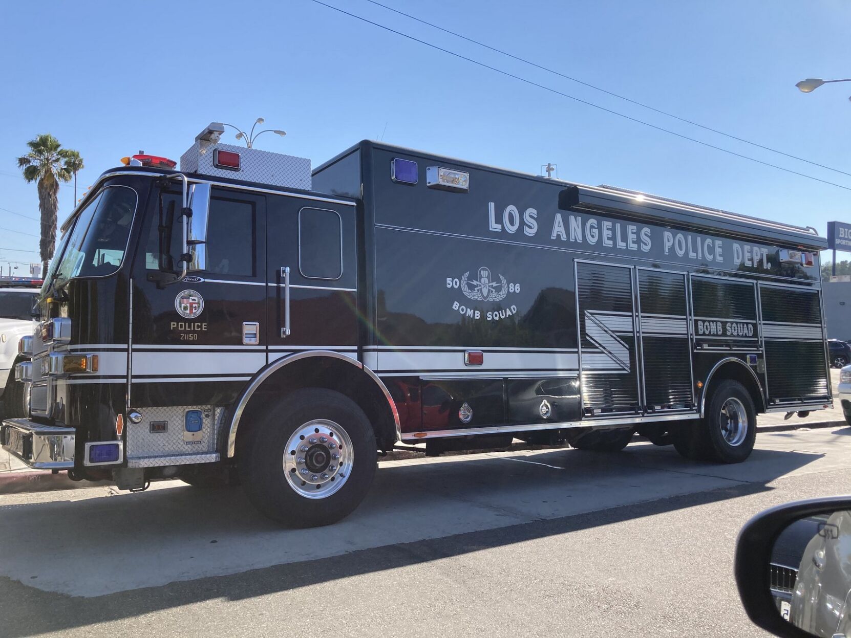 Bomb squad truck